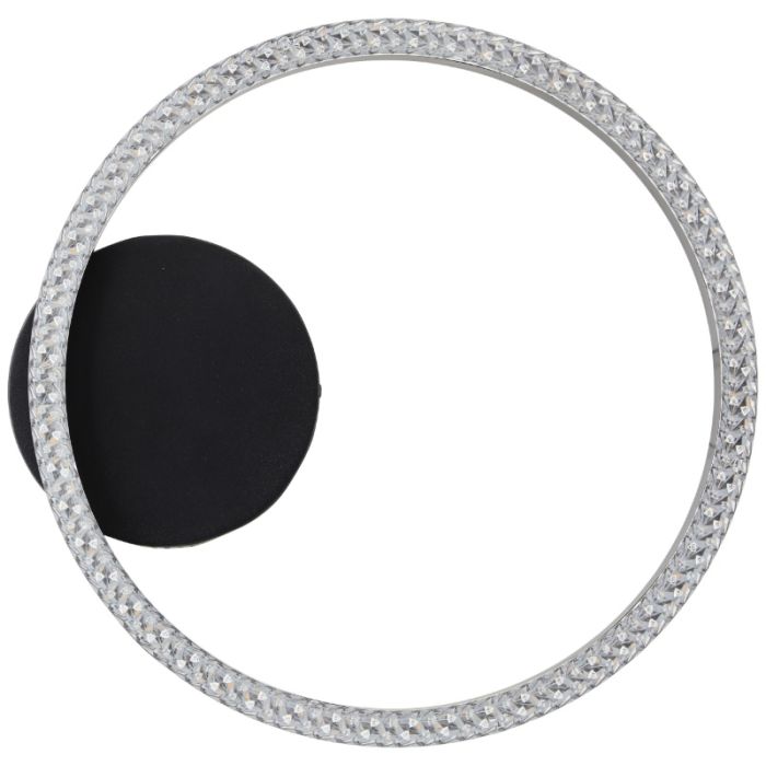 Design plafondlamp zwart, Maladon, 14W, 3000K LED