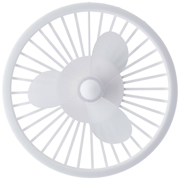 Moderne plafondventilator wit, Tolga, 36W, 2700K-4000K-6500K LED, met afstandsbediening