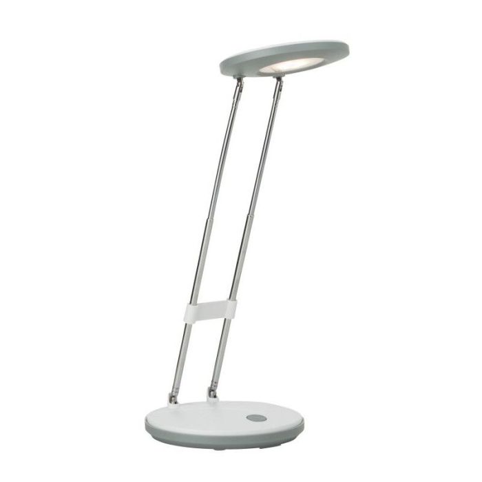 Kunststof bureaulamp wit, Mariama, 3,3W, 3000K LED, met schakelaar