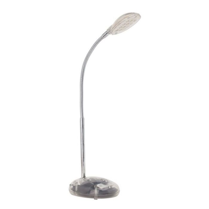 Kunststof bureaulamp transparant, Marenthe, 2W, 6000K LED, met schakelaar