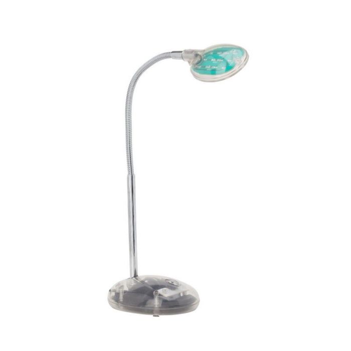 Kunststof bureaulamp transparant, Marenthe, 2W, 6000K LED, met schakelaar