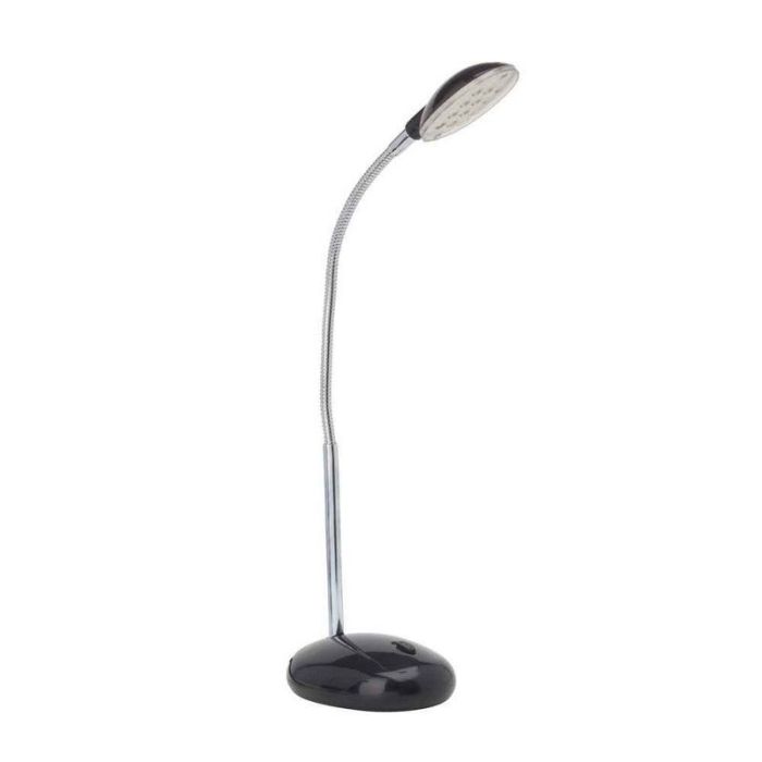 Kunststof bureaulamp zwart, Marenthe, 2W, 6000K LED, met schakelaar