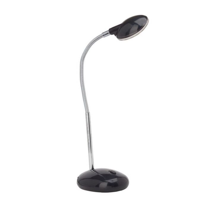 Kunststof bureaulamp zwart, Marenthe, 2W, 6000K LED, met schakelaar