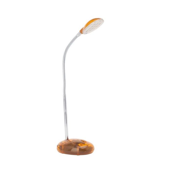 Kunststof bureaulamp oranje, Marenthe, 2W, 6000K LED, met schakelaar