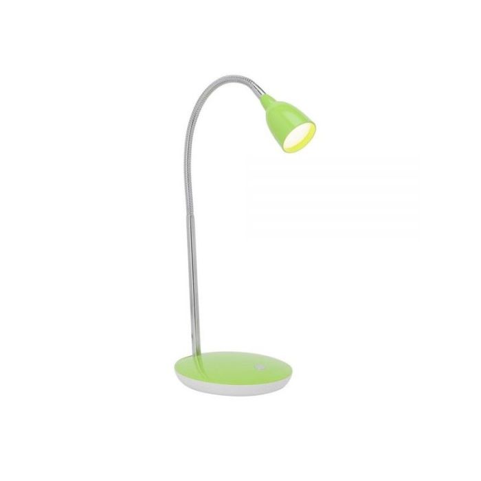 Kunststof bureaulamp groen, Kit, 3W, 3000K LED, met schakelaar