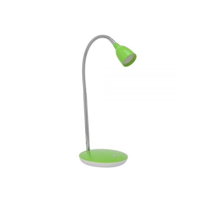 Kunststof bureaulamp groen, Kit, 3W, 3000K LED, met schakelaar