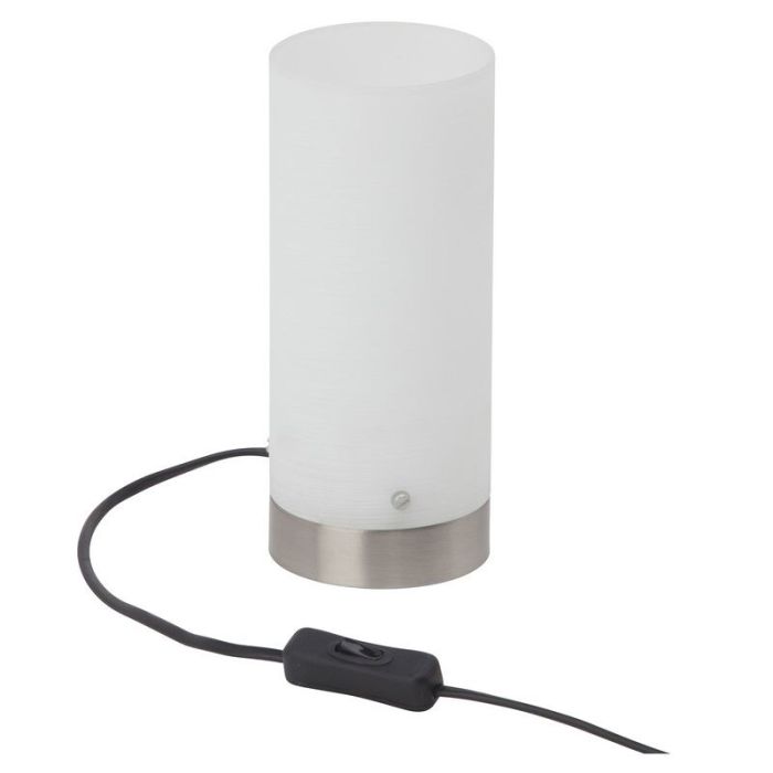 Mat chroom, Witte tafellamp Mexi