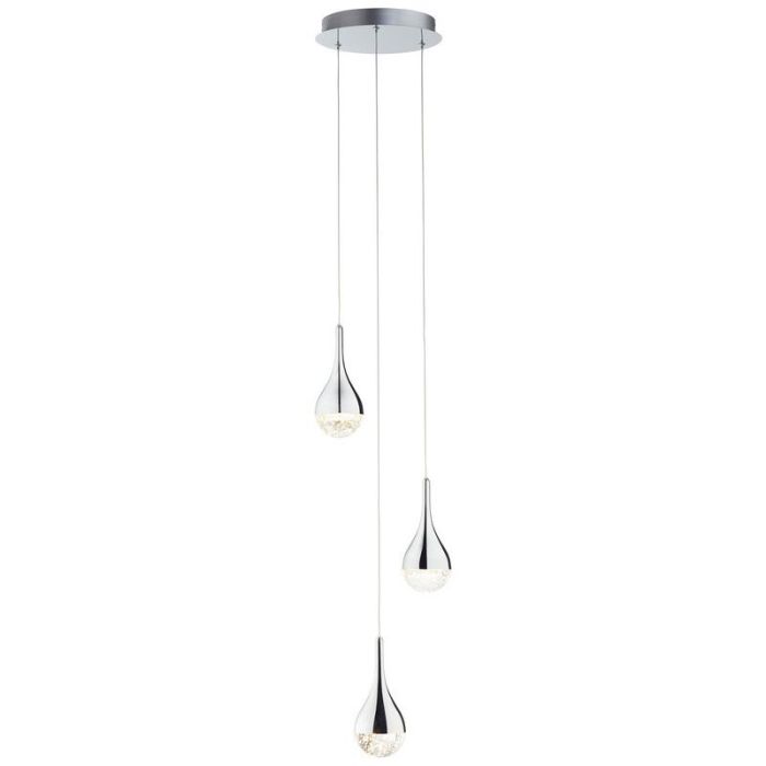 Klassieke hanglamp Emma, Chroom