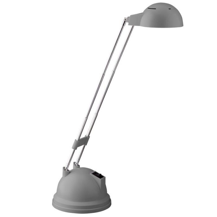Moderne bureaulamp grijs, Louna, 6W, 2700K LED, met schakelaar