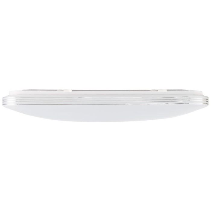 Design plafondlamp Isa, wit, chroom