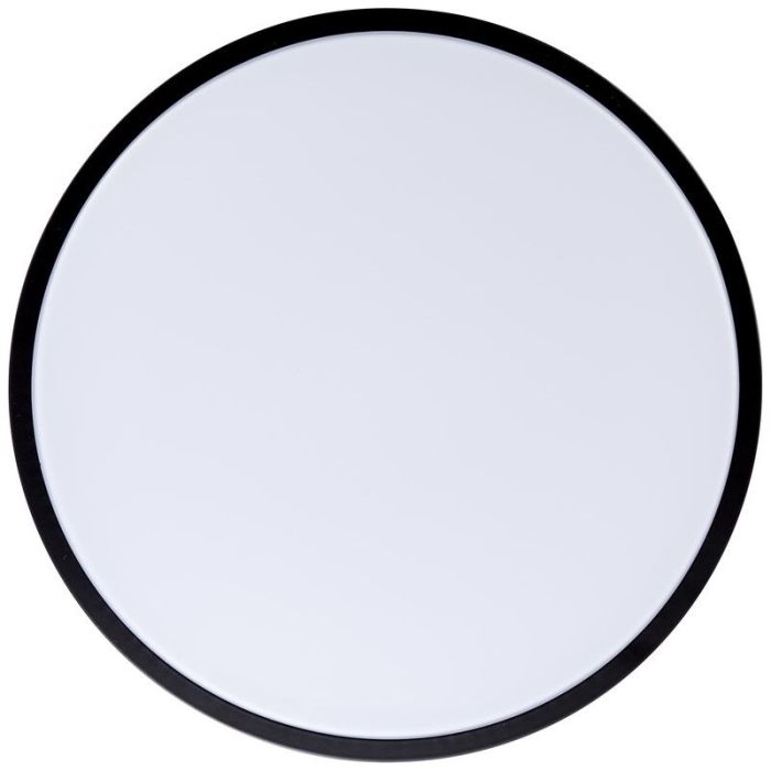 Moderne plafonnière zwart, Asude, 12W, 3000K LED