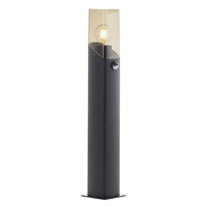 Moderne staande buitenlamp met bewegingssensor grijs, Klasina, IP44