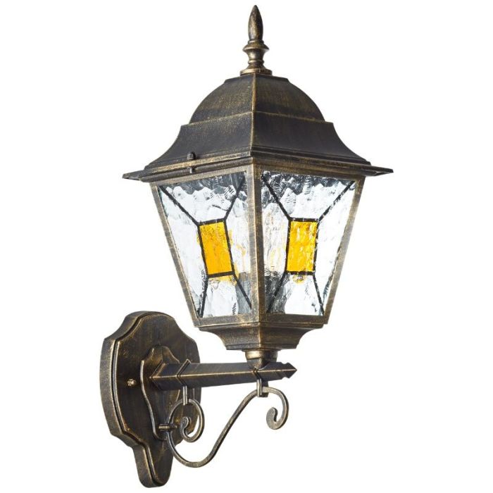 Klassieke buitenlamp roestkleurig, Levinus, IP44