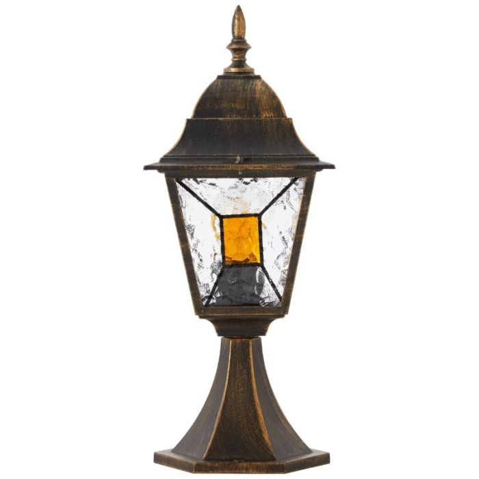 Klassieke buitenlamp roestkleurig, Levinus, IP44