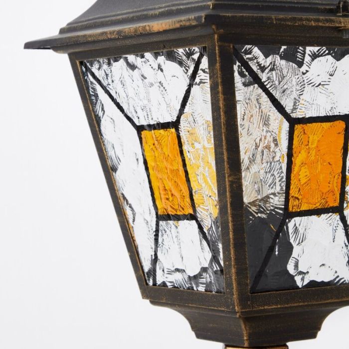Klassieke buitenlamp roestkleurig, Levinus, IP44