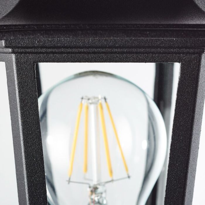 Klassieke buitenlamp zwart, Radha, IP44