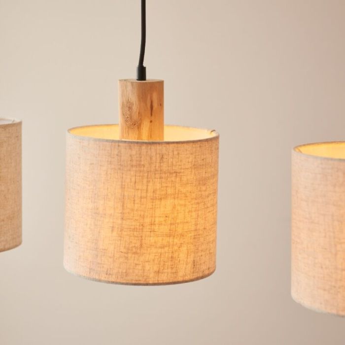 Landelijke hanglamp beige, Joroes