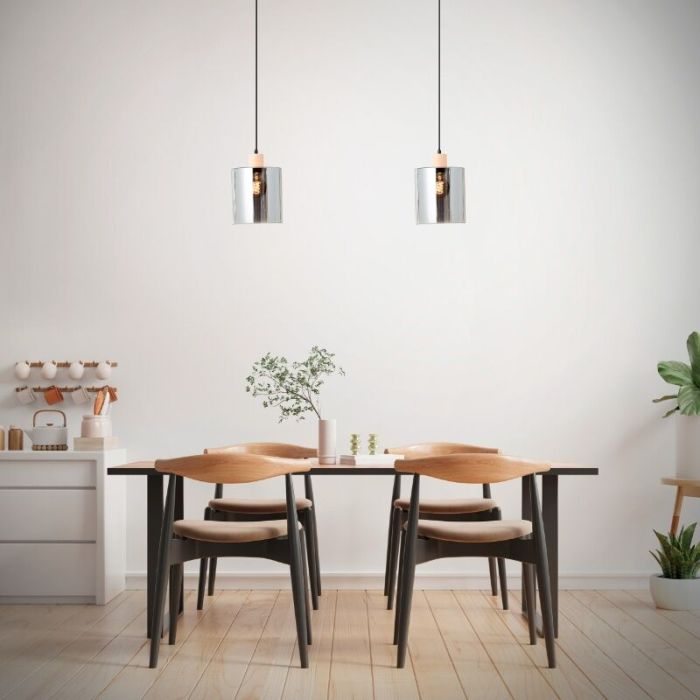 Moderne hanglamp grijs, Serkan