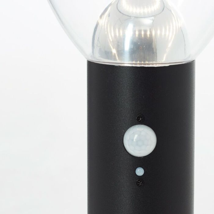 Moderne staande buitenlamp op zonne-energie zwart, Saar, 3W, 3000K LED, IP44