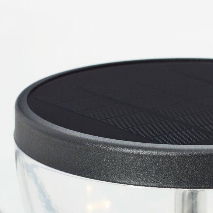 Moderne staande buitenlamp op zonne-energie zwart, Saar, 3W, 3000K LED, IP44