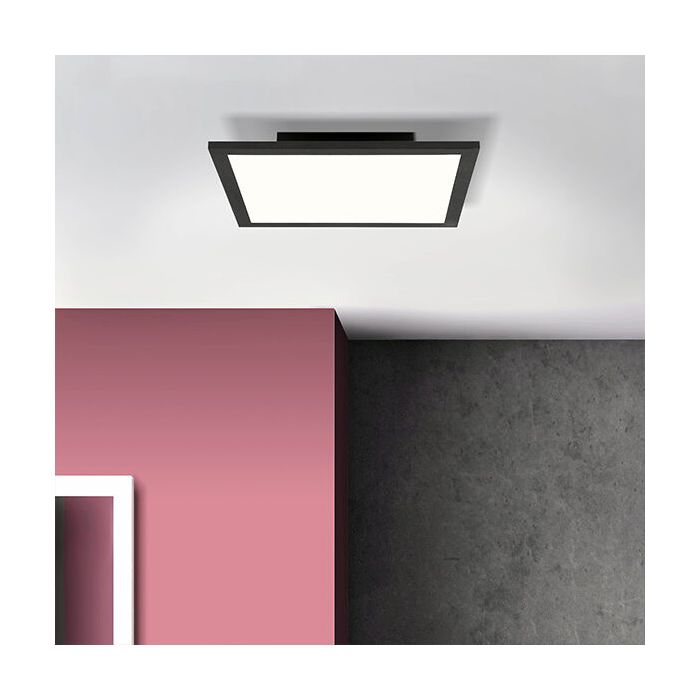 Moderne LED paneel plafondlamp Bojan, metaal, 18W neutraal wit LED