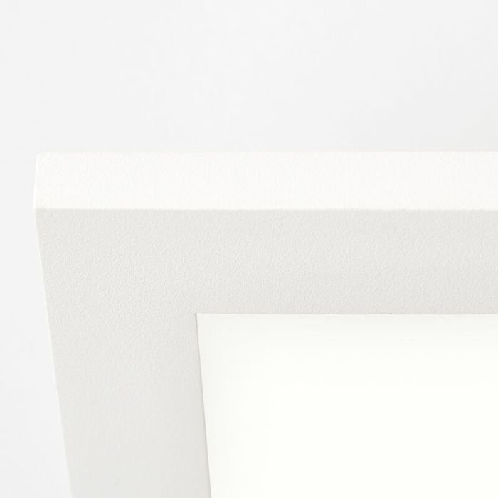 Moderne LED paneel plafondlamp Bojan, metaal, 24W neutraal wit LED
