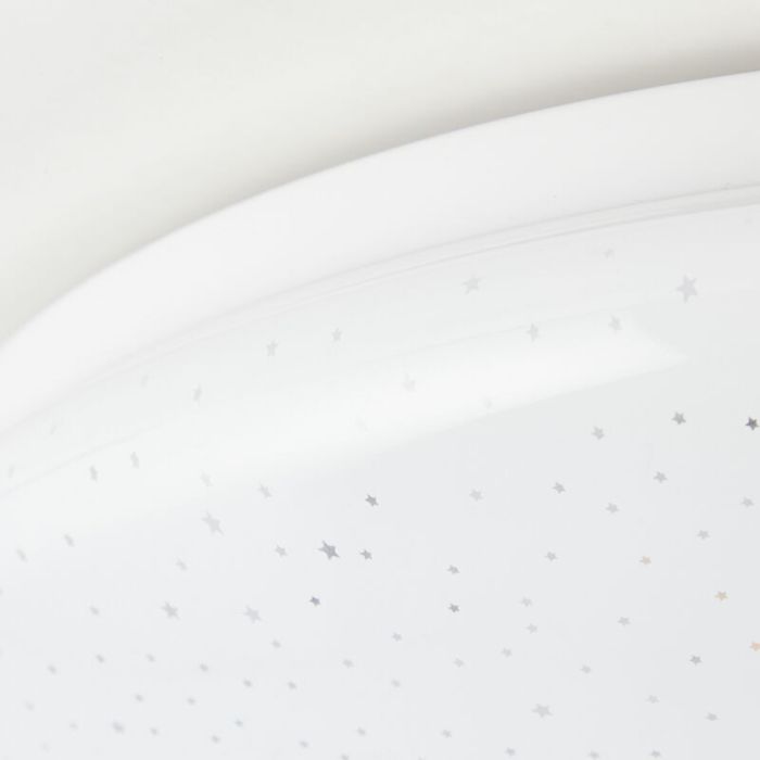 Kunststof plafonnière wit, Djalissa, 12W, 4000K LED