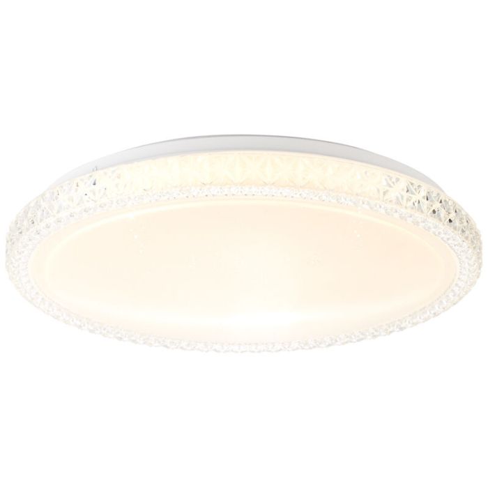 Design plafonniere Baki, Kunststof, 24W warm wit LED