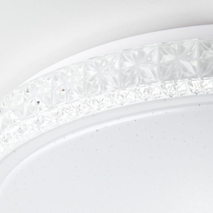 Design plafonniere Baki, Kunststof, 24W warm wit LED