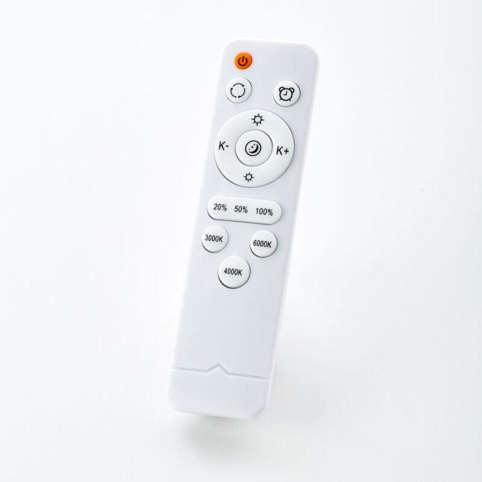Moderne plafonnière hout, Asude, 60W, warm tot koud wit verstelbare LED, met afstandsbediening