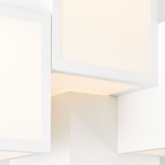 Moderne plafondlamp Aysun, metaal, 40w warm wit LED