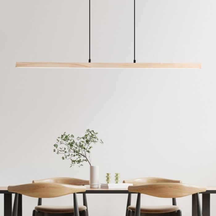Landelijke hanglamp bruin, Renuka, 19W, 3000K LED