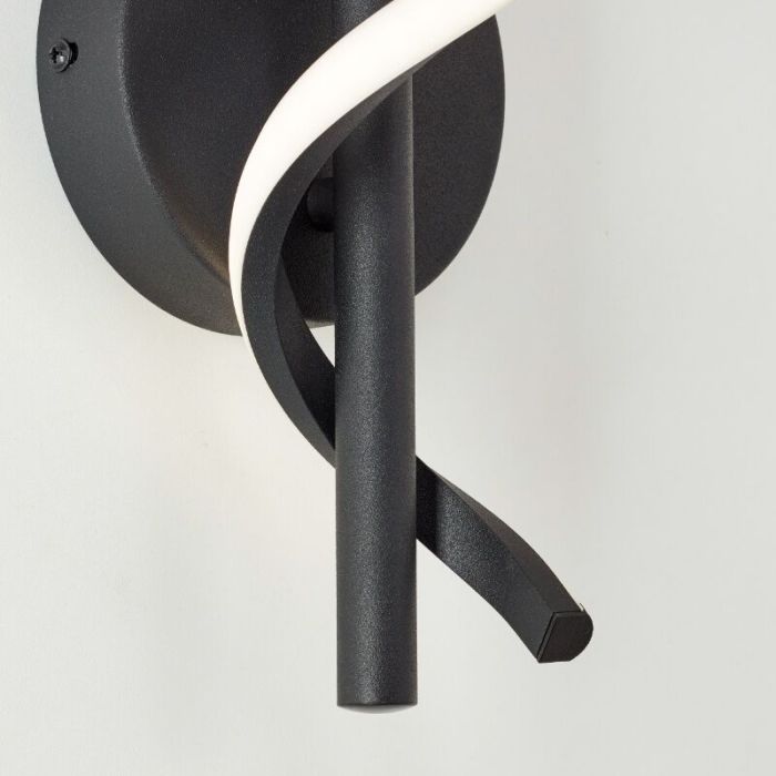 Design wandlamp zwart, Mateusz, 6W, 4000K LED