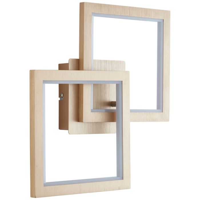 Moderne wandlamp Celena, Metaal, 18w warm wit LED