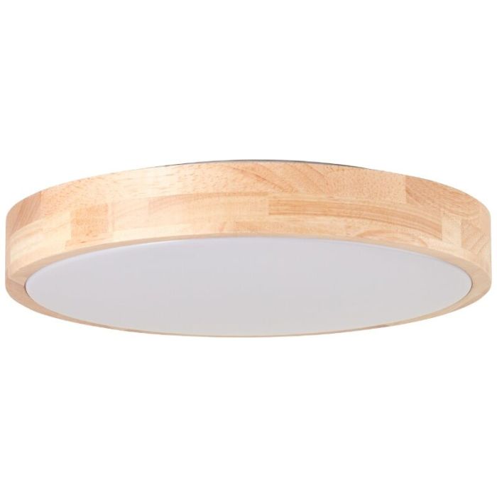 Landelijke badkamer plafondlamp hout, Kavish, IP44