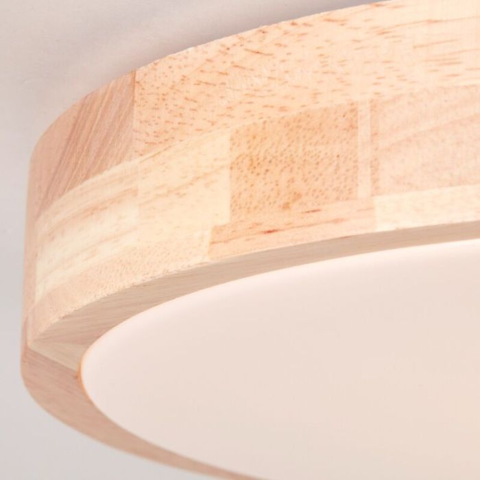 Landelijke badkamer plafondlamp hout, Kavish, IP44