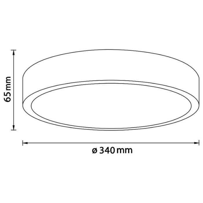 Landelijke badkamer plafondlamp hout, Kavish, IP44