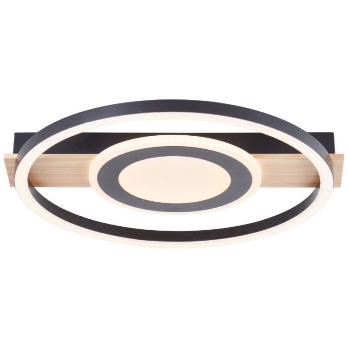 Design plafonnière bruin, Konrad, 20W, 3000K LED