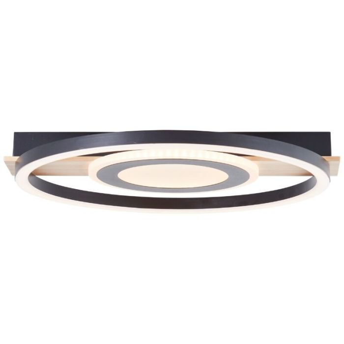Design plafonnière bruin, Konrad, 20W, 3000K LED