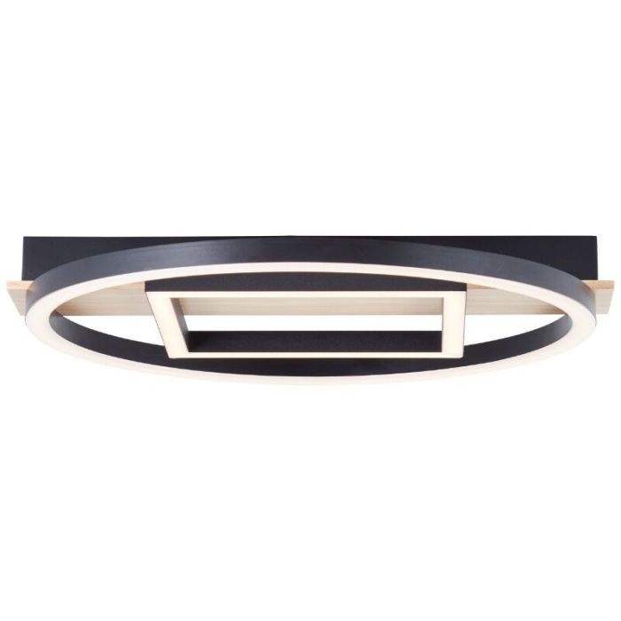 Design plafonnière bruin, Konrad, 20W, 3000K LED