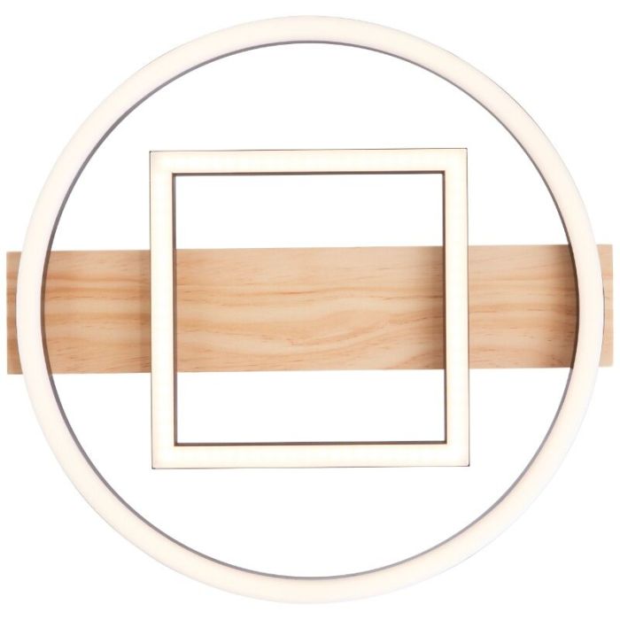 Design plafonnière bruin, Konrad, 20W, 3000K LED