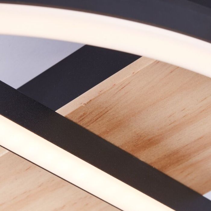 Design plafonnière bruin, Konrad, 20W, 3000K LED