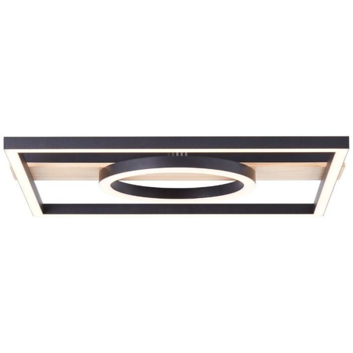 Design plafonnière bruin, Konrad, 20W, 3000K LED