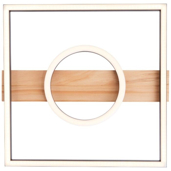 Design plafonnière bruin, Konrad, 20W, 3000K LED