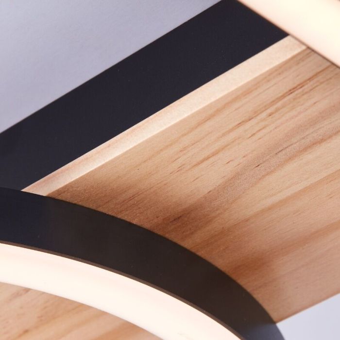 Design plafonnière bruin, Konrad, 20W, 3000K LED