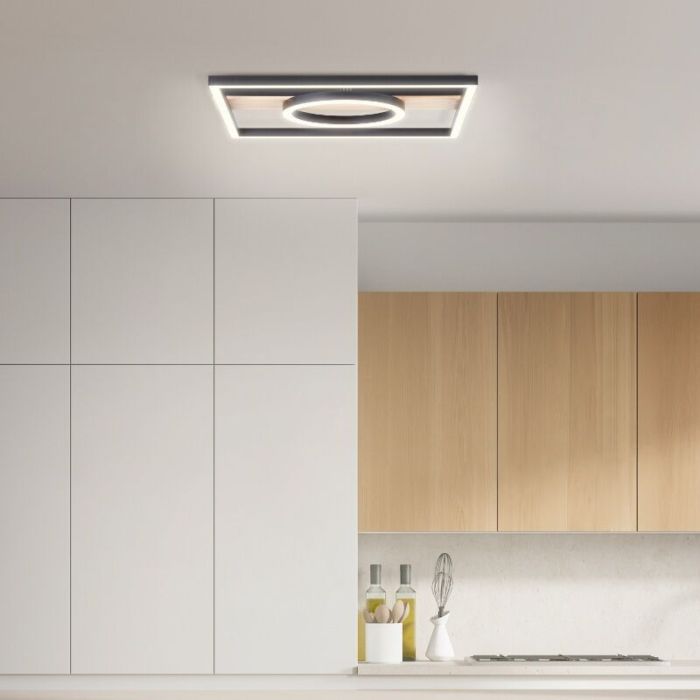 Design plafonnière bruin, Konrad, 20W, 3000K LED