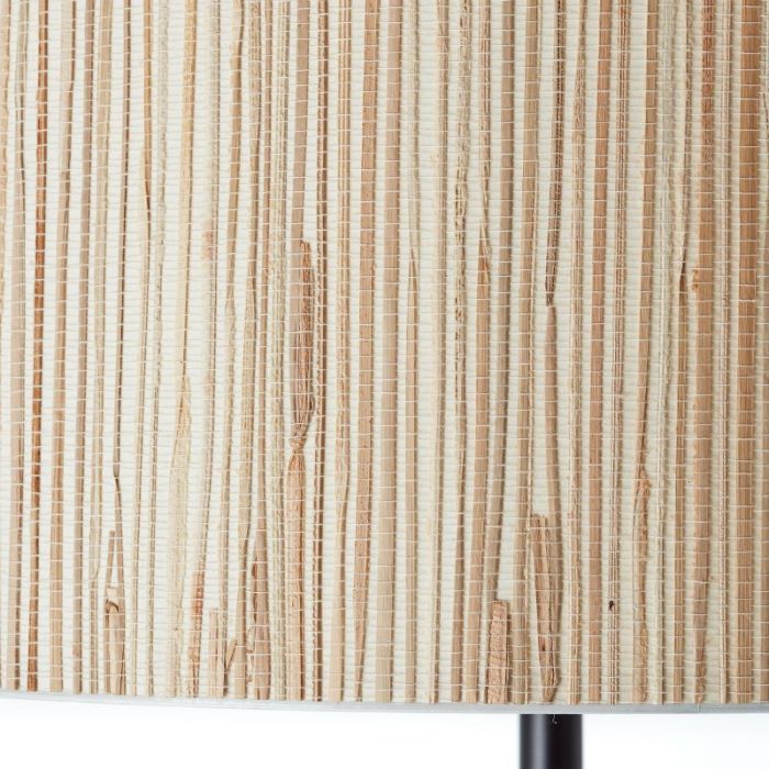 Landelijke vloerlamp beige, Wenda, met schakelaar