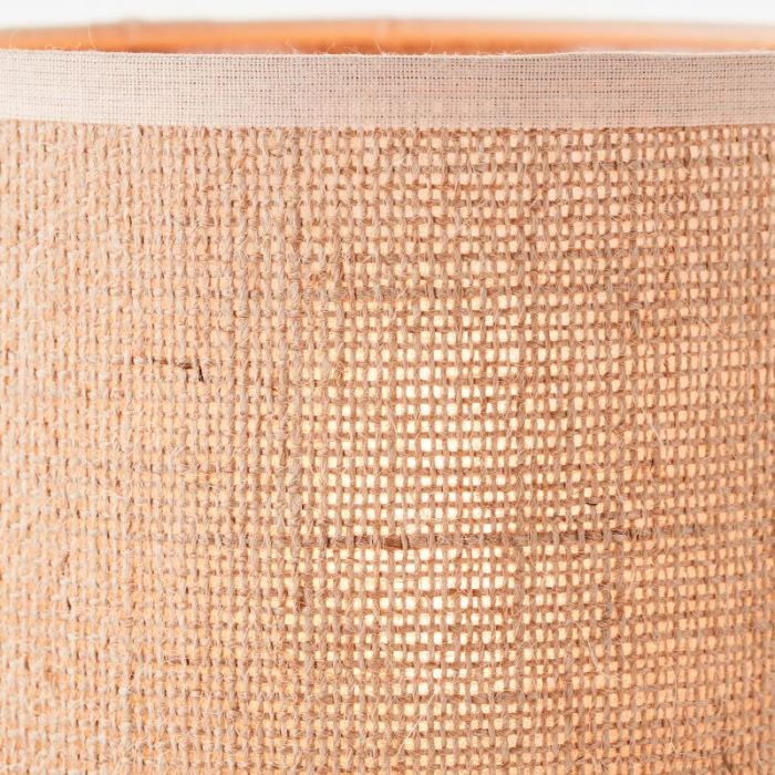 Landelijke tafellamp beige, Quintus, met schakelaar