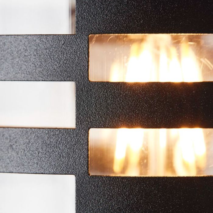 Moderne buitenlamp zwart, Veysel, IP44