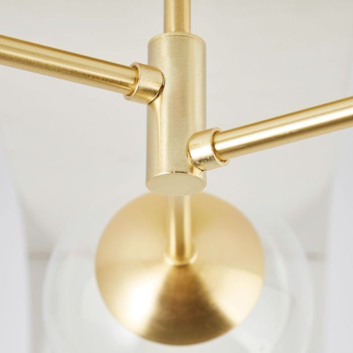 Design badkamer plafondlamp goud, Ramon, IP44